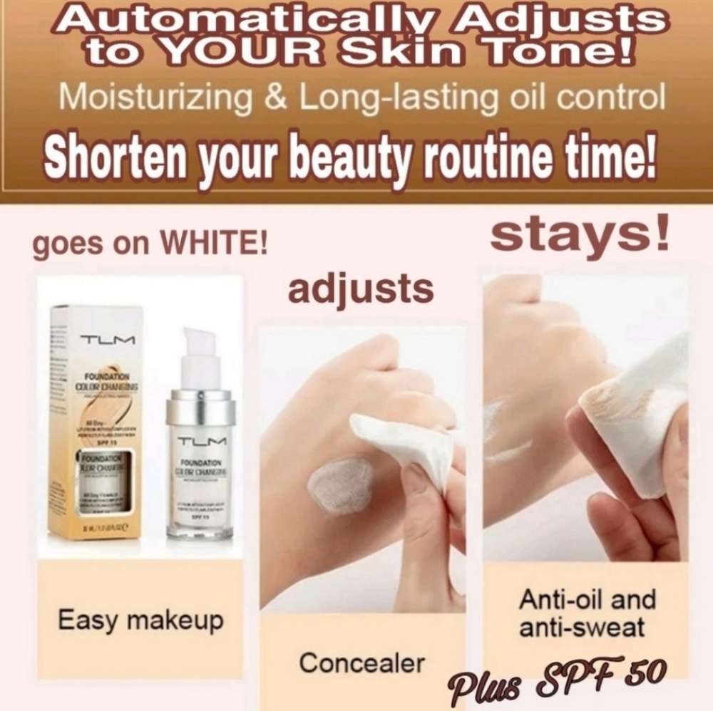 COLOR MATCHING SPF oil control Foundation tlm